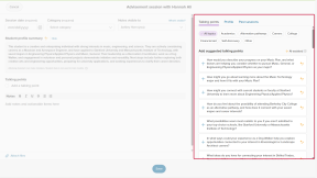 An Advisement session for a student is open. The Talking point tab is open and highlighted.